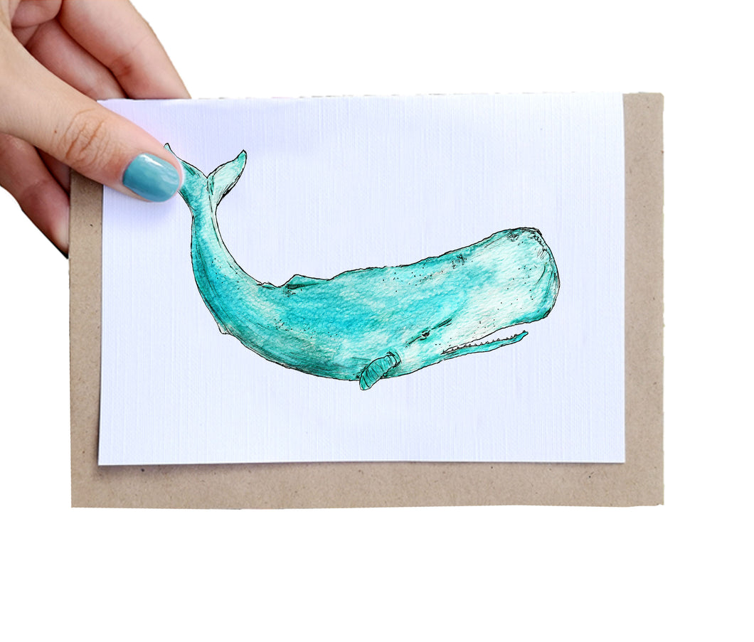 Sperm Whale Card