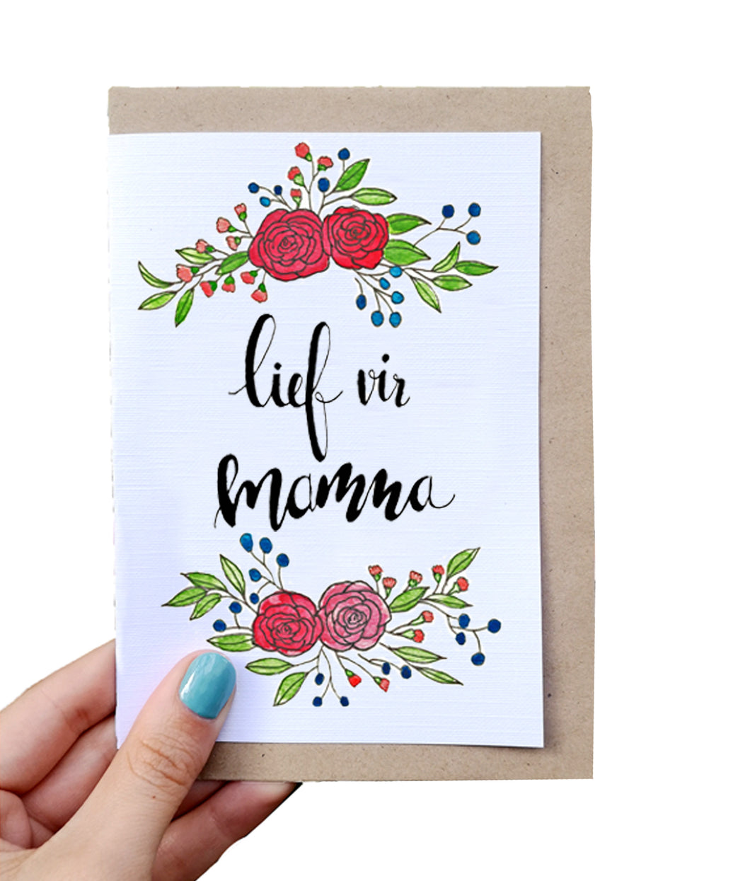 Lief Vir Mamma - Card