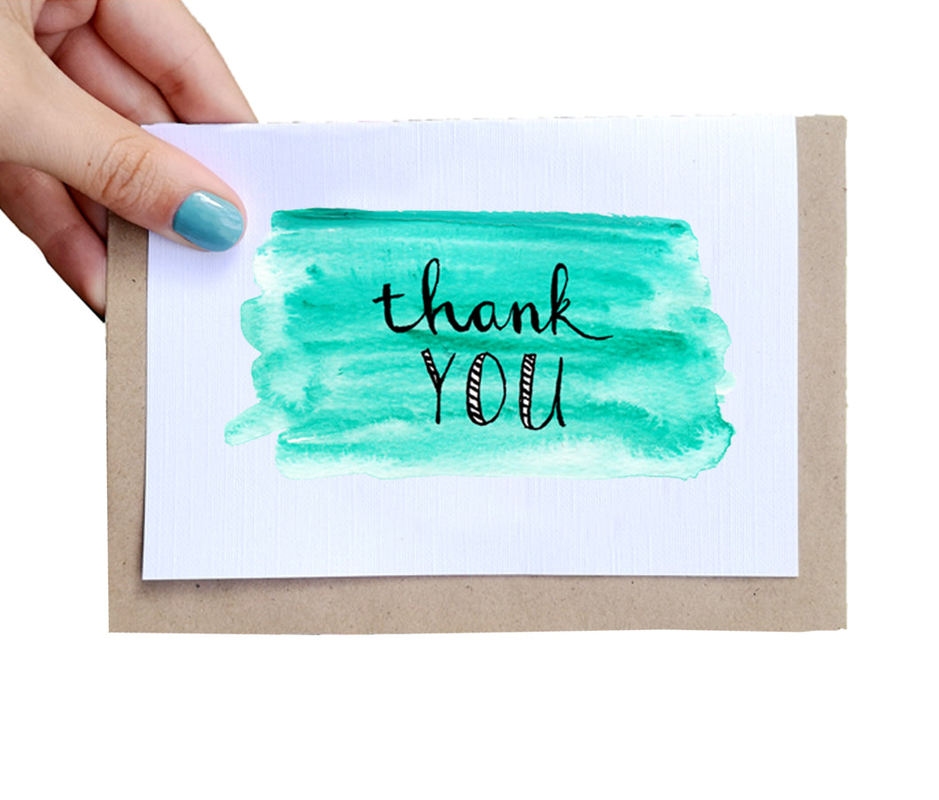 Thank You (Green) - Card