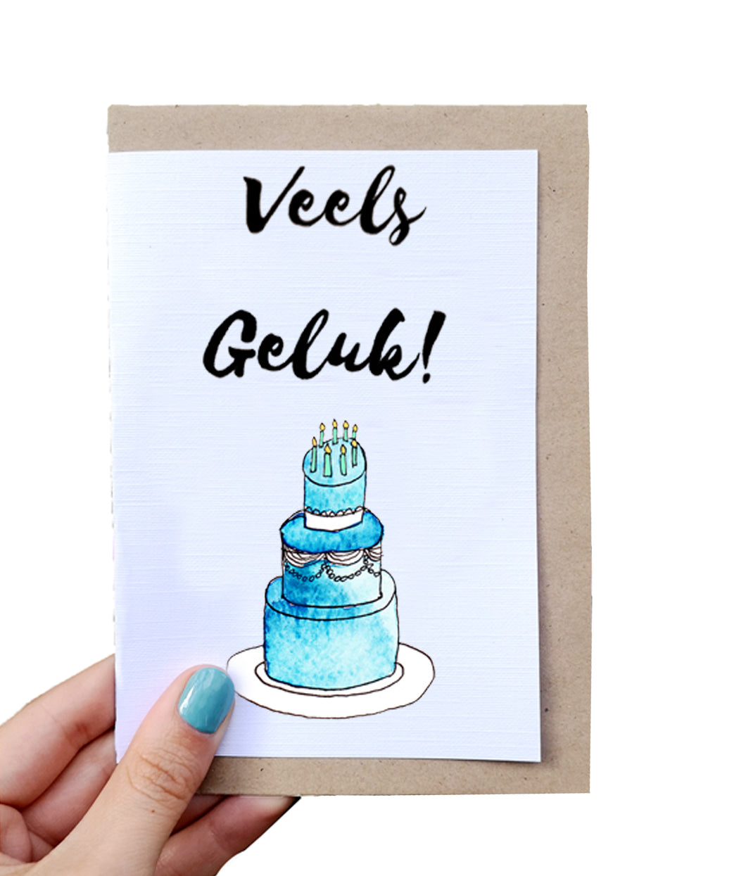 Veels Geluk! - Card